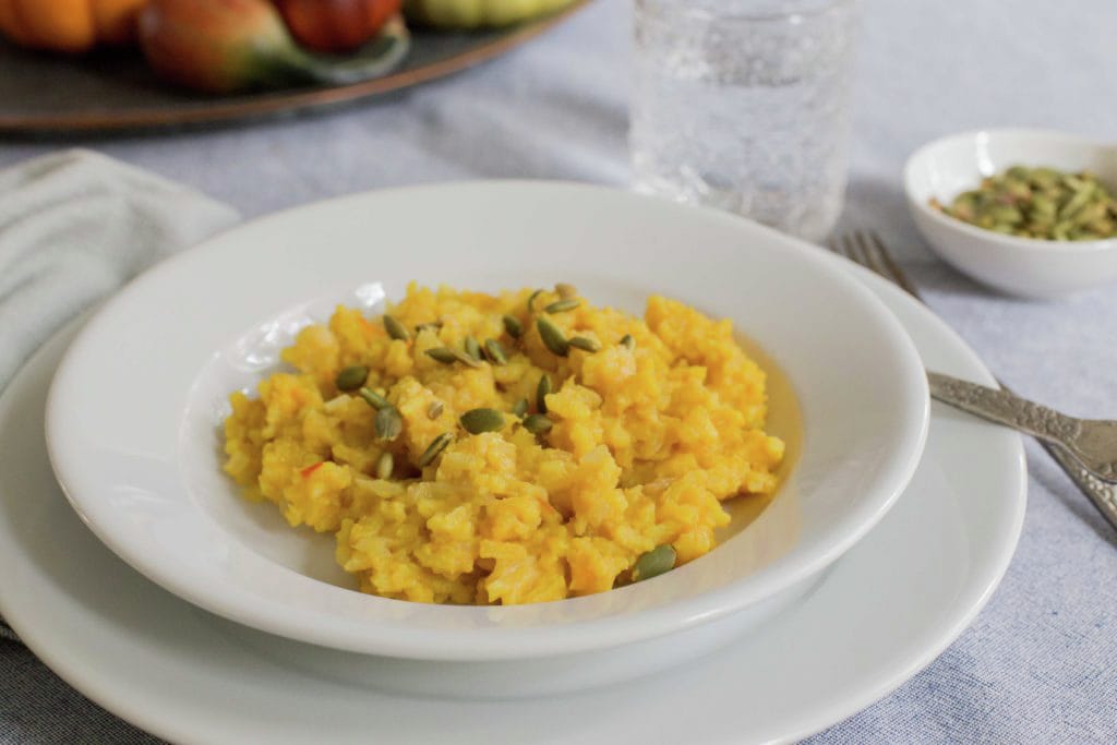 Pumpkin Saffron Risotto