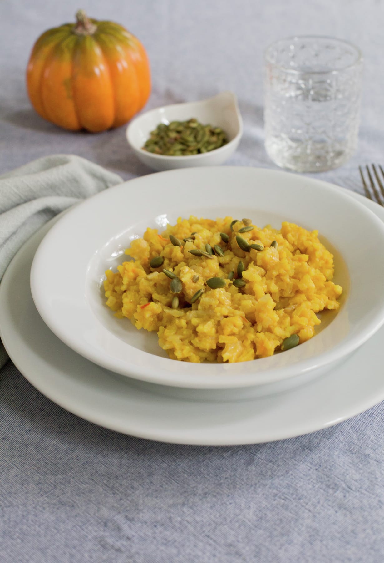 Pumpkin Saffron Risotto