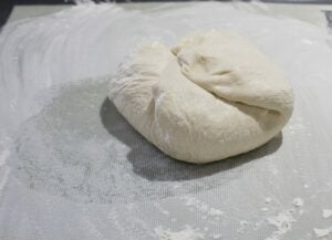 folding the dough