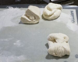 divided dough