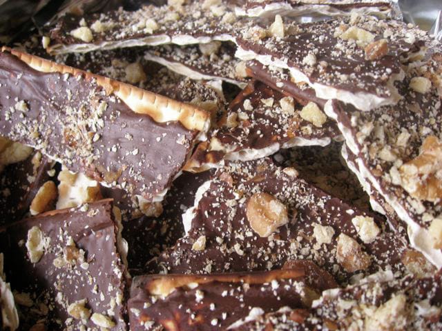 Matzá con chocolate