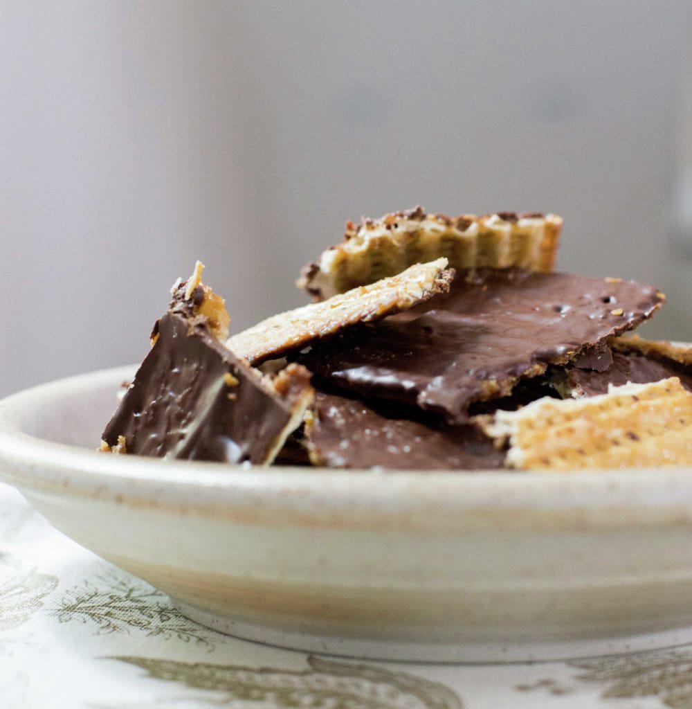 Chocolate Covered Matzo