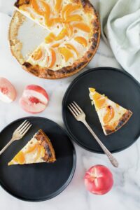 Peach Kuchen de Duraznos