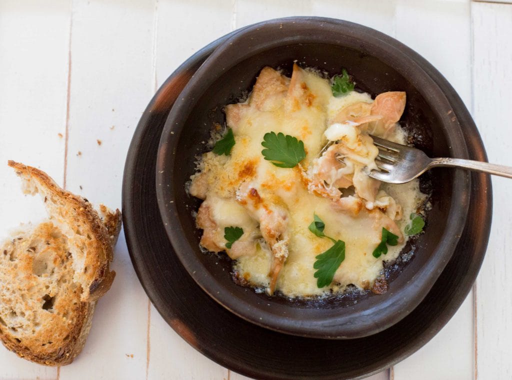 Machas a la Parmesana Chilean razor clams