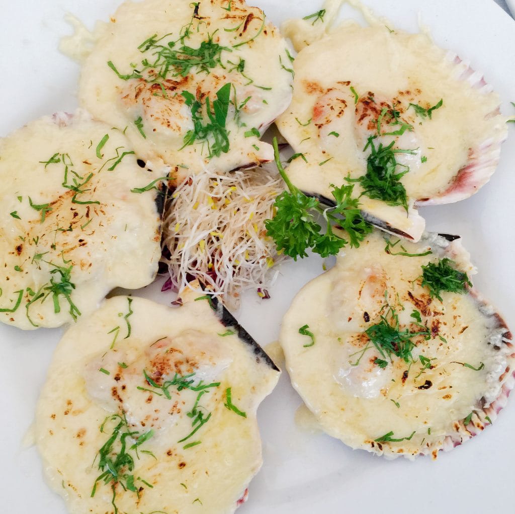 Ostiones a la parmesana