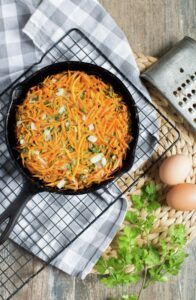 Chilean Carrot Frittata, Tortilla de Zanahoria