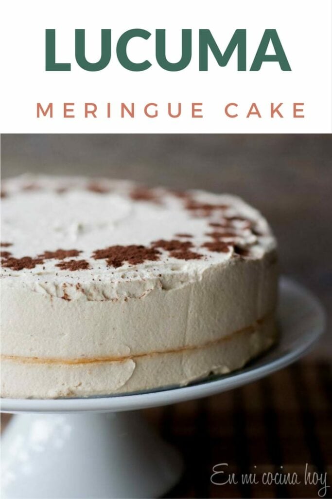 Lucuma Meringue Cake