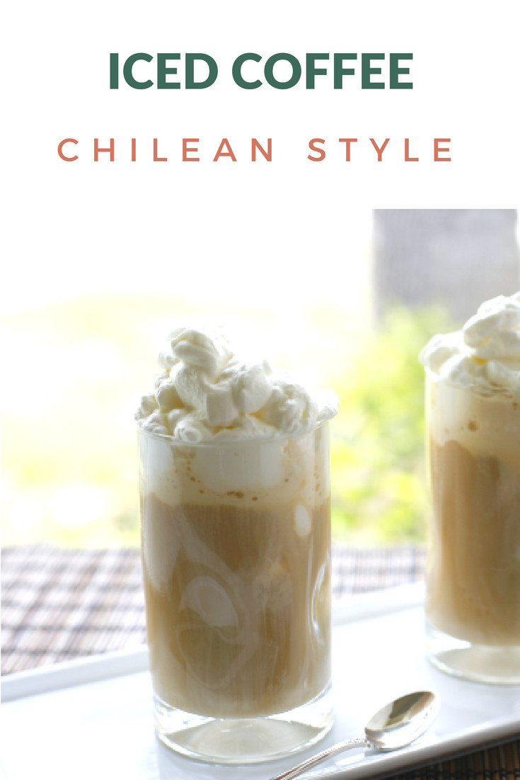 Homemade Iced Coffee, Chilean Style