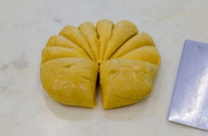 Split dough