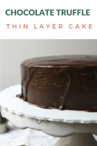 Thin Layer Raspberry Truffle Cake