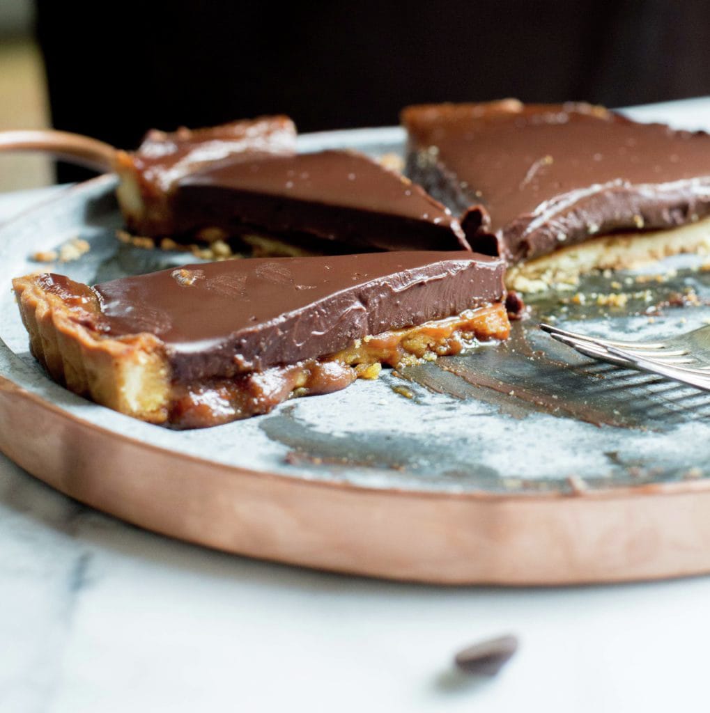 Salted Caramel Chocolate Tart