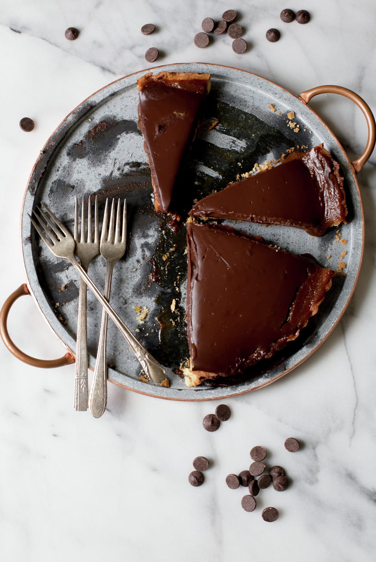 Salted Caramel Chocolate Tart