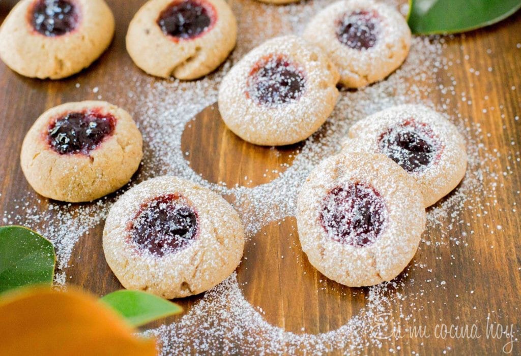 Almond Jelly Cookies