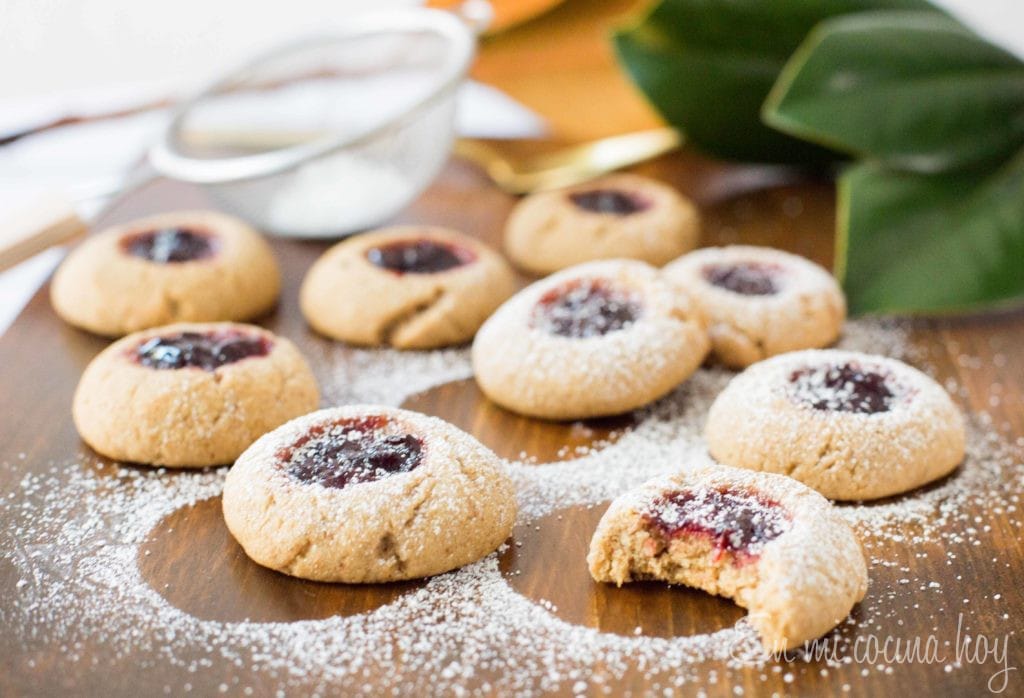 Almond Jelly Cookies