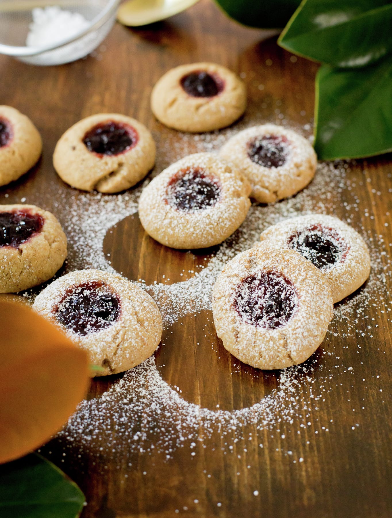 Almond Jelly Cookies