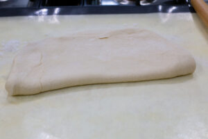 folding the dough