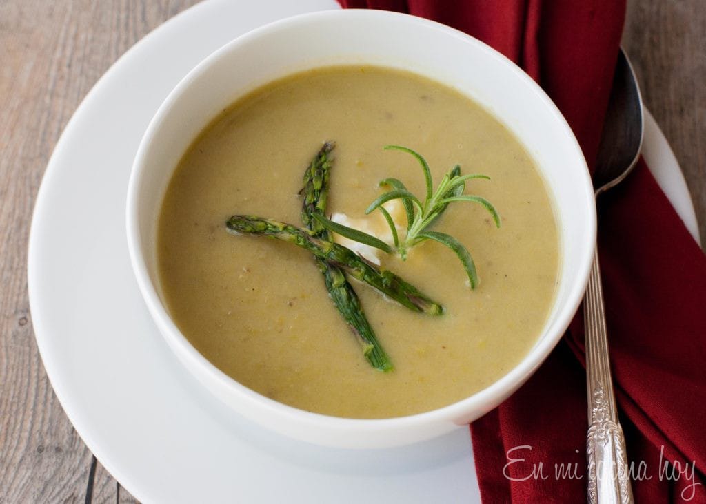 Cream of Asparagus Soup Crema de Espárragos