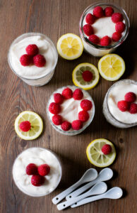 Lemon froth Dessert