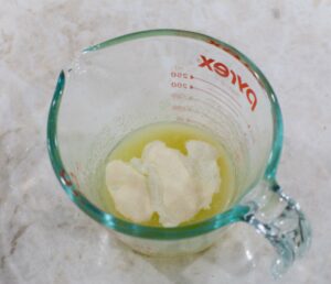 lemon juice and gelatine