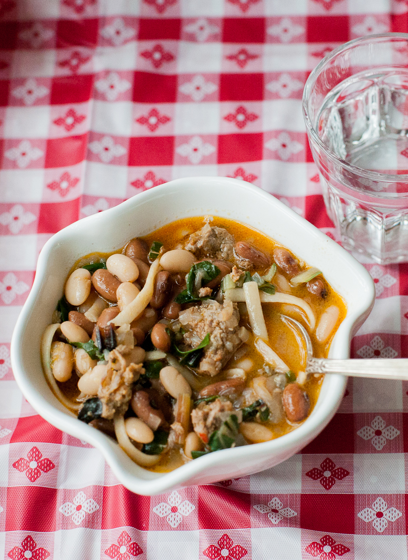 Winter Bean soup, Chilean style Pilar's Chilean Food & Garden