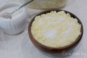 Shepherd's pie in clay dish