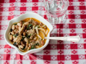 Chilean Winter Bean Soup or Porotos con Riendas