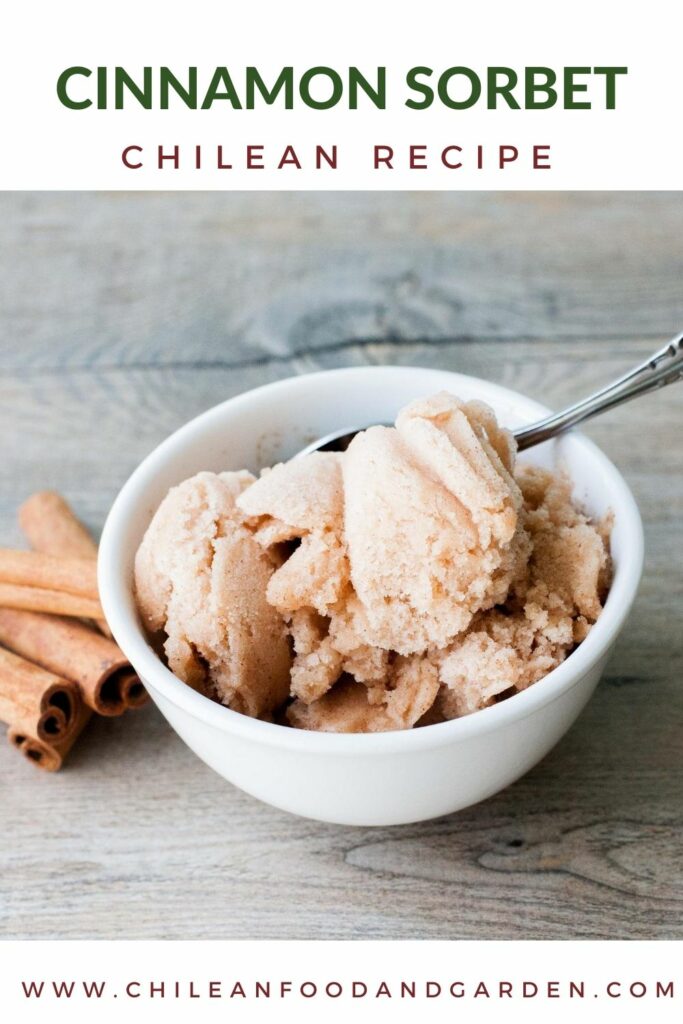 Cinnamon Sorbet