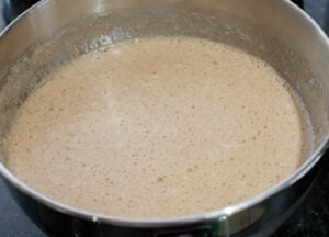 cooked base for cinnamon sorbet