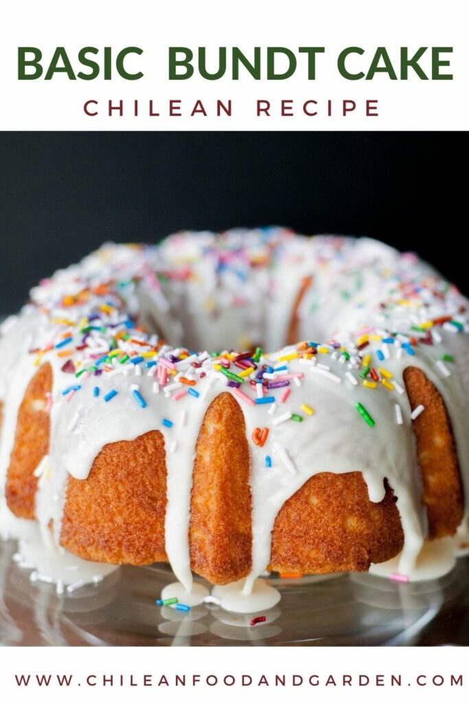 Basic Chilean Bundt Cake