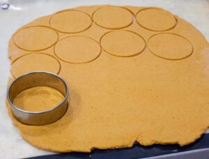 Sopaipilla dough rolled