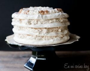 Chestnut Meringue Cake