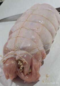 Tied turkey breast