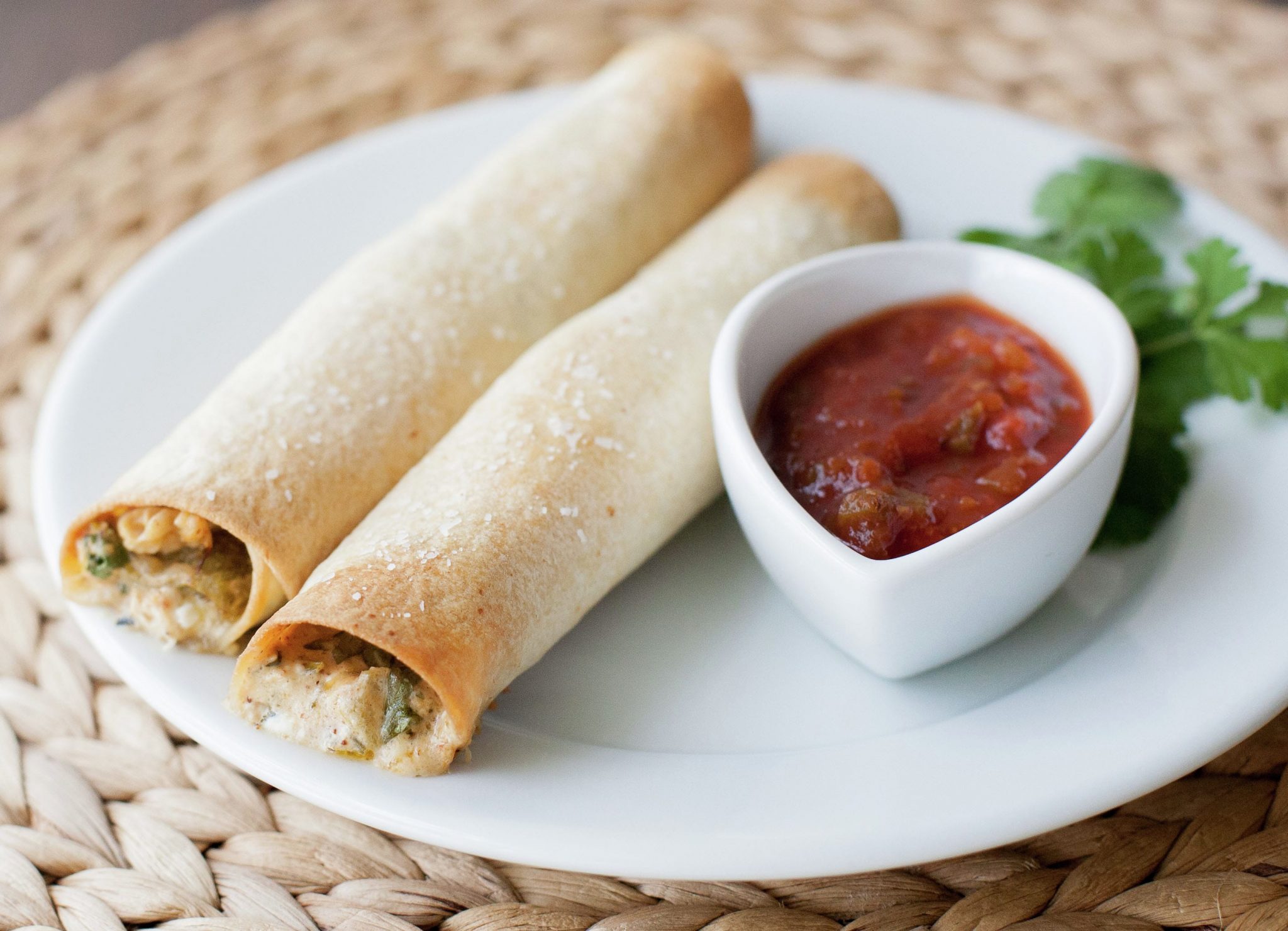 Flautas de Pollo Easy Chicken Taquitos Pilar's Chilean Food & Garden