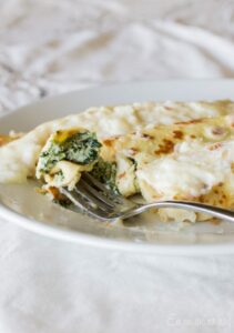 Spinach and Ricotta Stuffed Crepes