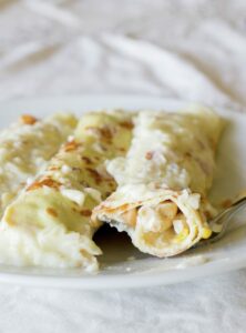 Chicken Stuffed Crepes