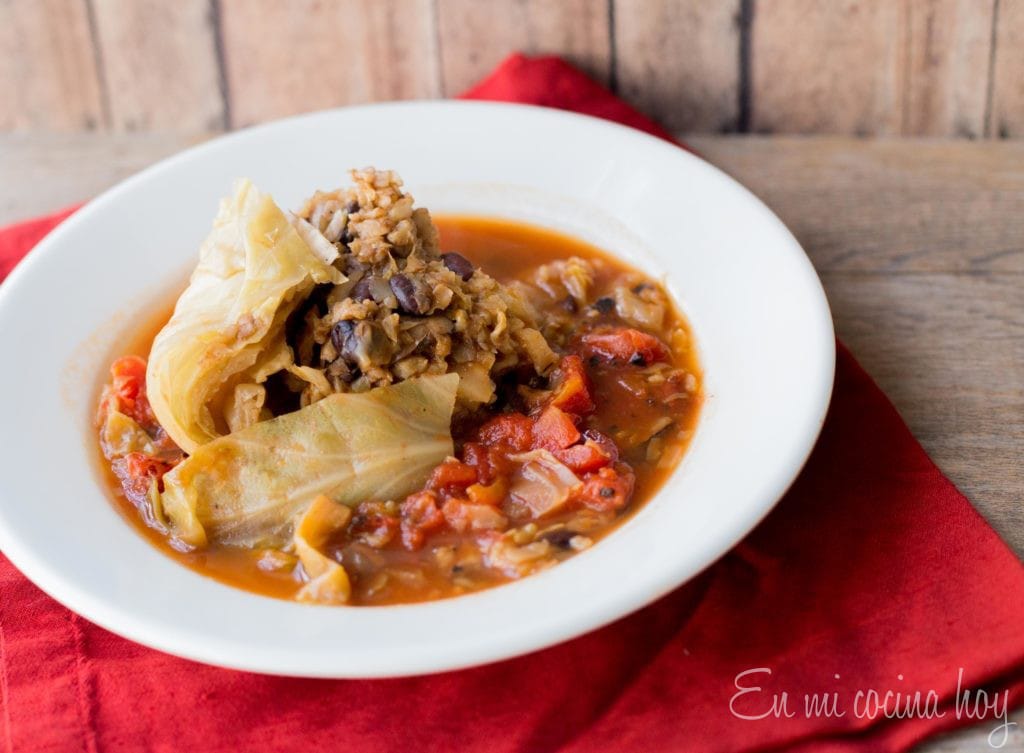 Vegetarian Stuffed Cabbage