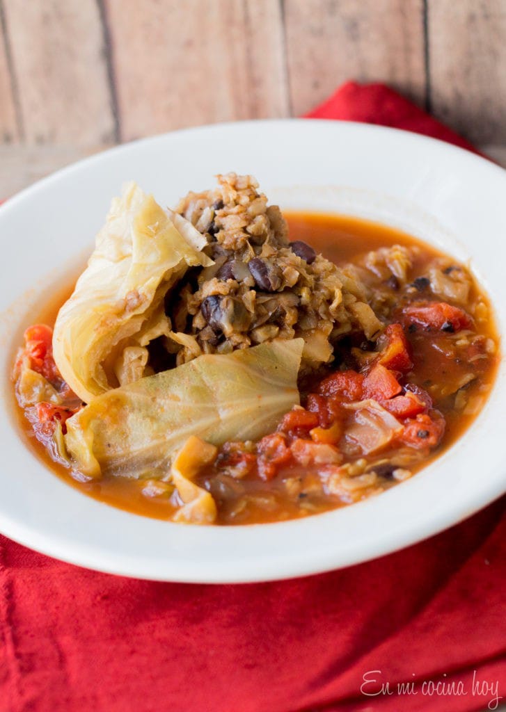 Vegetarian Stuffed Cabbage