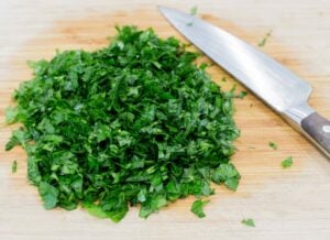 Chopped parsley