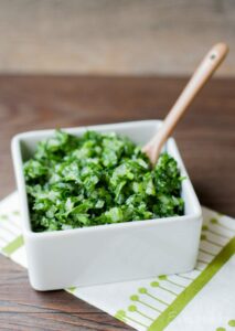 Salsa verde, receta chilena