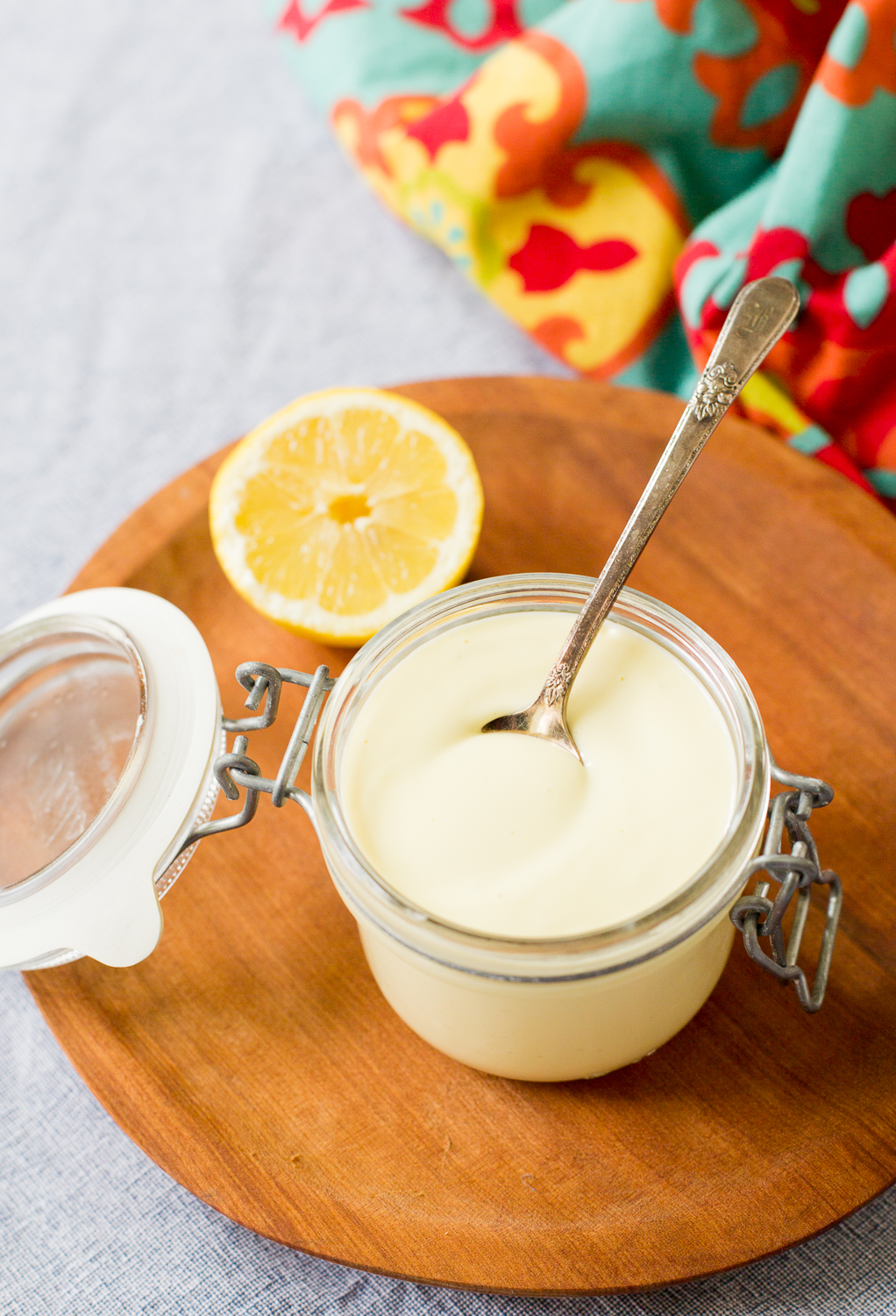 Easy Homemade Mayonnaise with a hand blender
