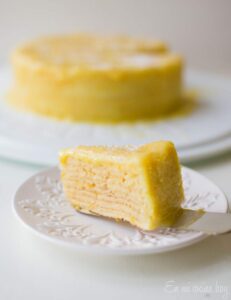 Orange Thin Layer Cake