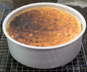 Cake on the pan