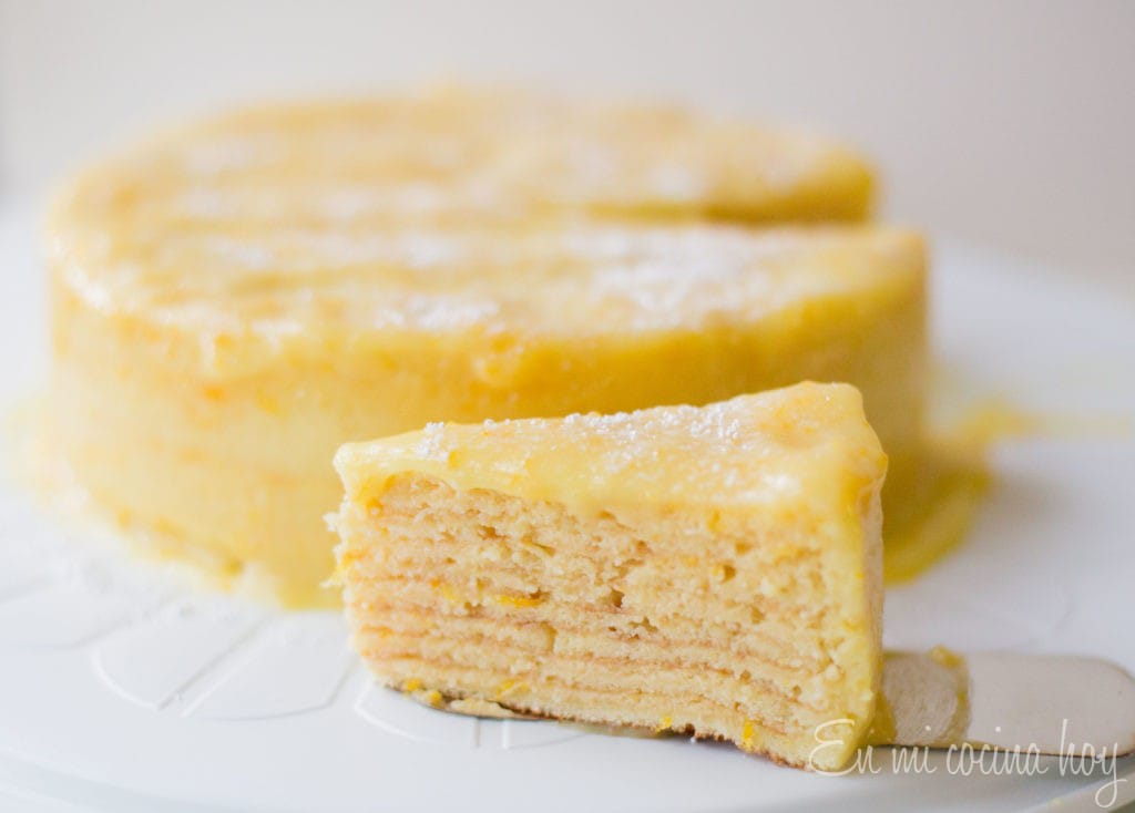 Orange Thin Layer Cake