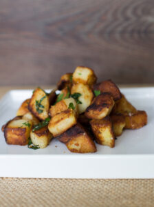 Papas doradas con perejil Parsley Hash Brown