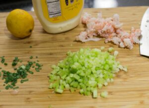 Langoustine rolls ingredients