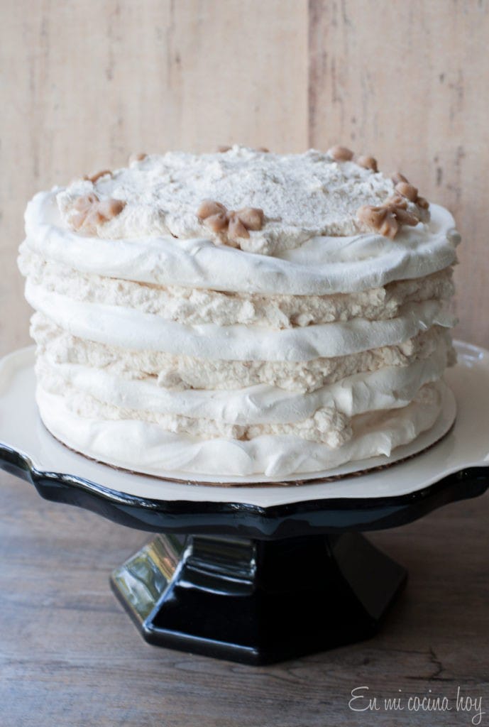 Chestnut Cake with Meringue