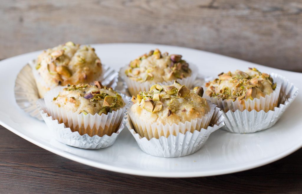 Leek and Pistachio Muffins