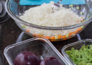 Rice with vegetables