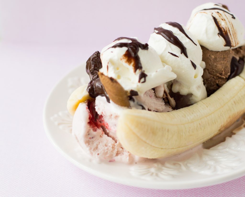 Banana split, versi?n chilena