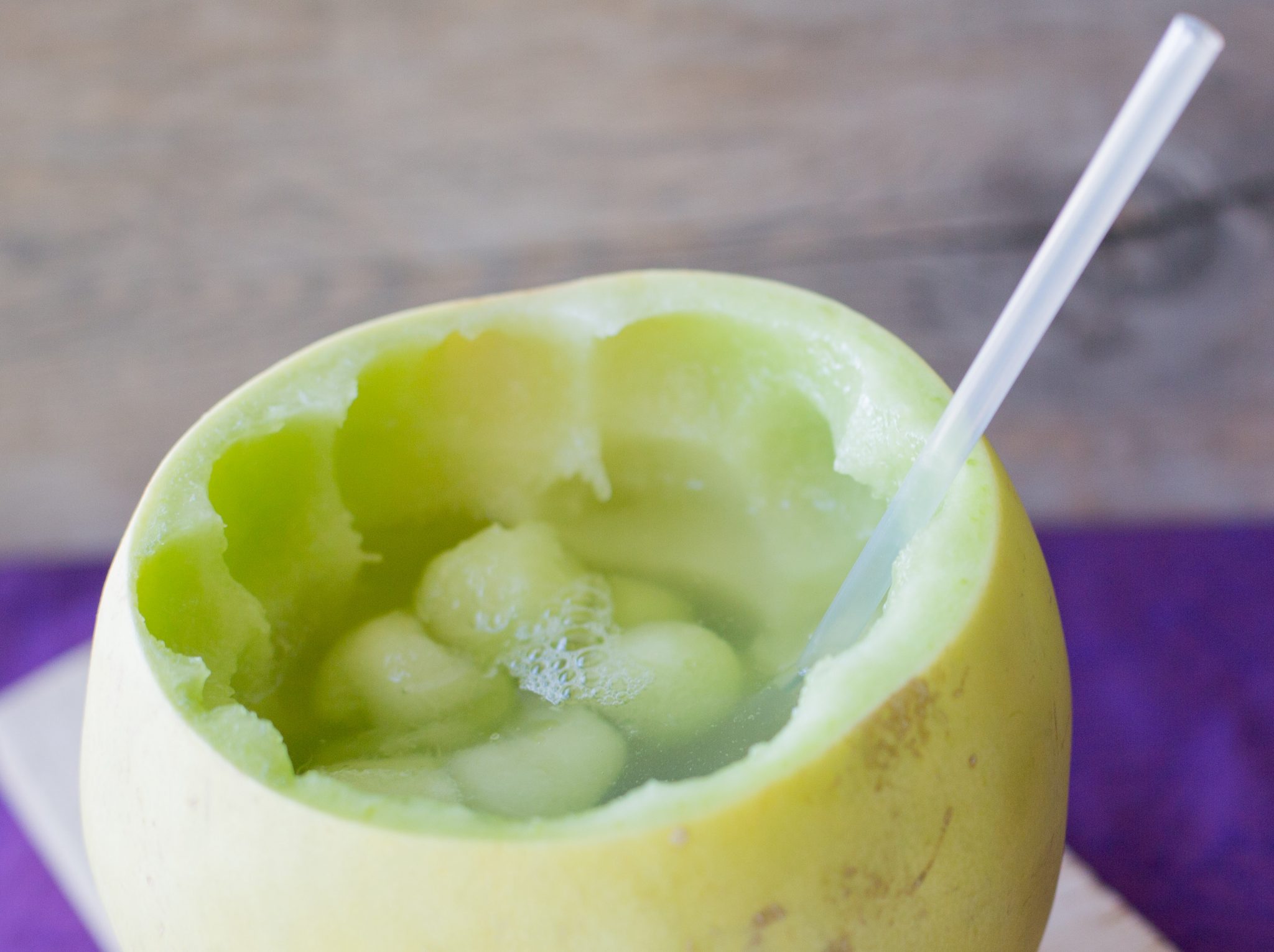 Melon con Vino Chilean Honeydew Cocktail Pilar's Chilean Food & Garden